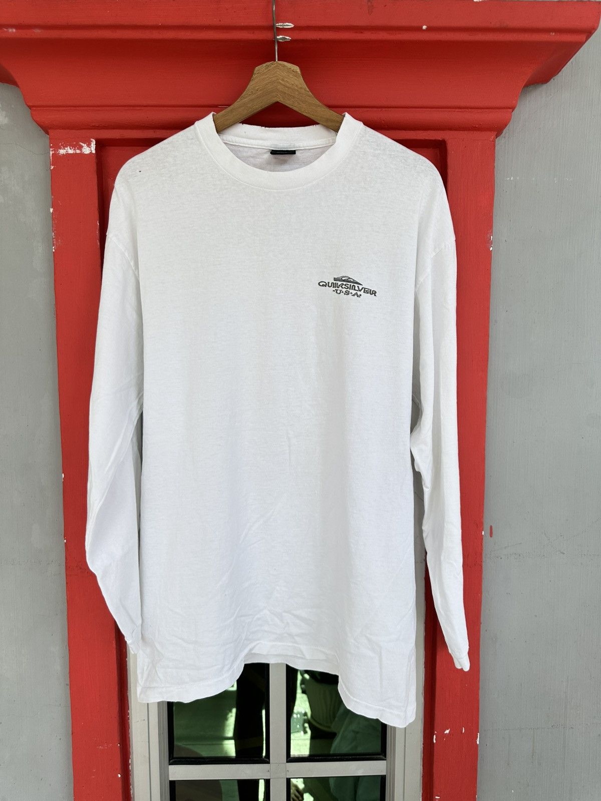 Quiksilver Vintage 90s Quiksilver U.S.A Ls Tee Size US L / EU 52-54 / 3 - 2 Thumbnail