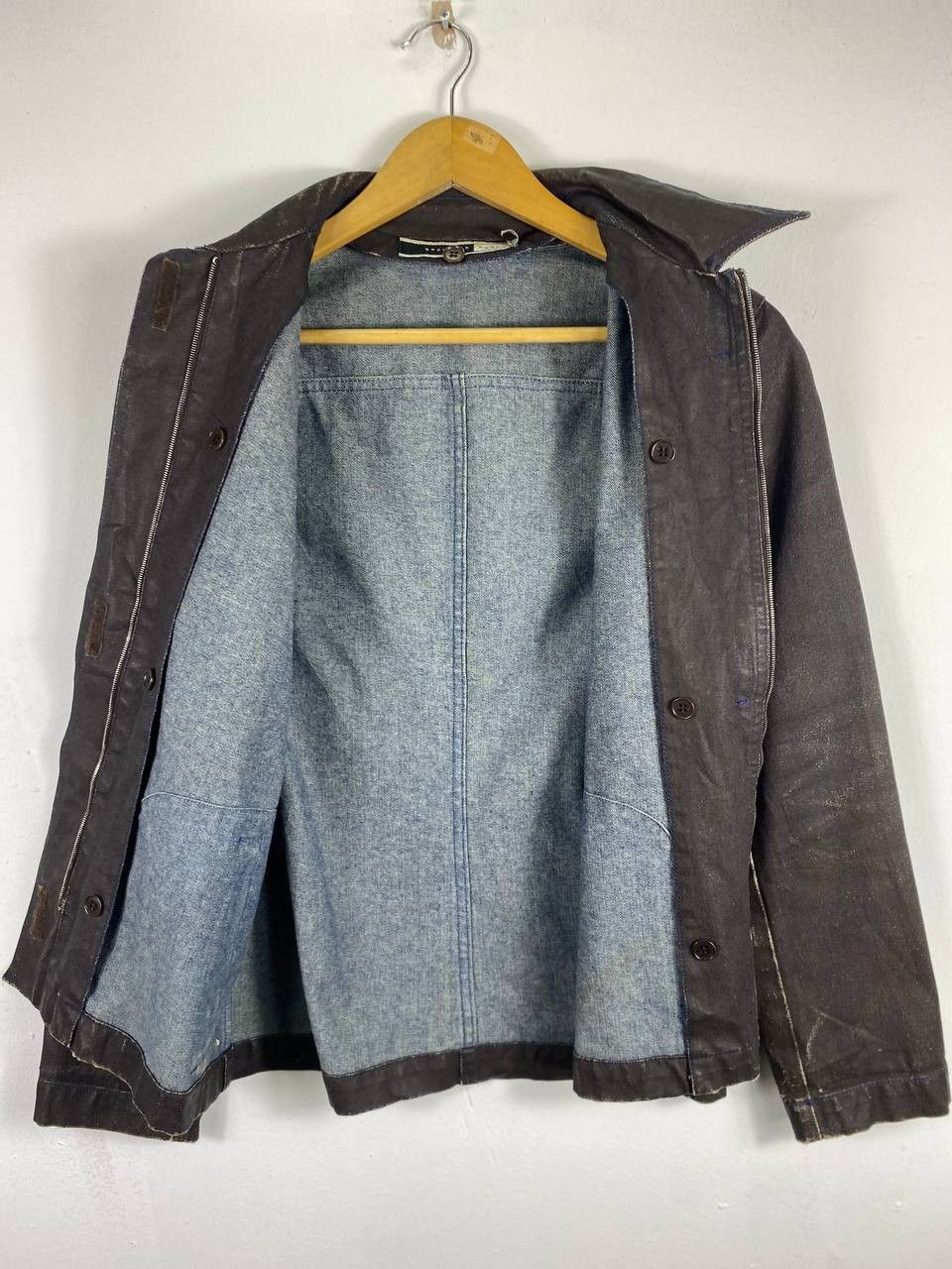 Designer × Sportmax sportsmax code waxed jacket made in portugal riri zipper Size M / US 6-8 / IT 42-44 - 6 Thumbnail