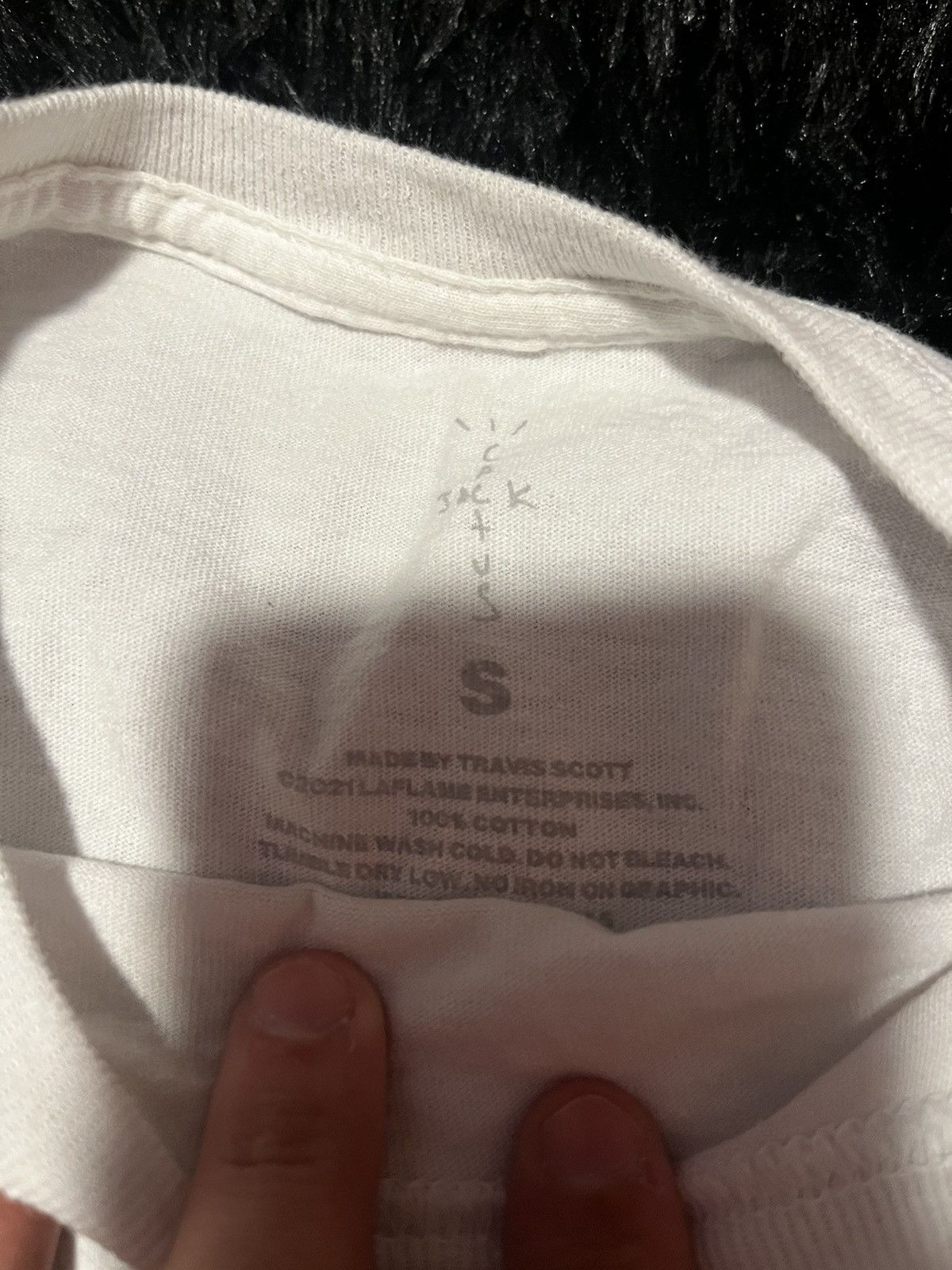 Travis Scott Fire Cactus Jack shirt Size US S / EU 44-46 / 1 - 3 Thumbnail