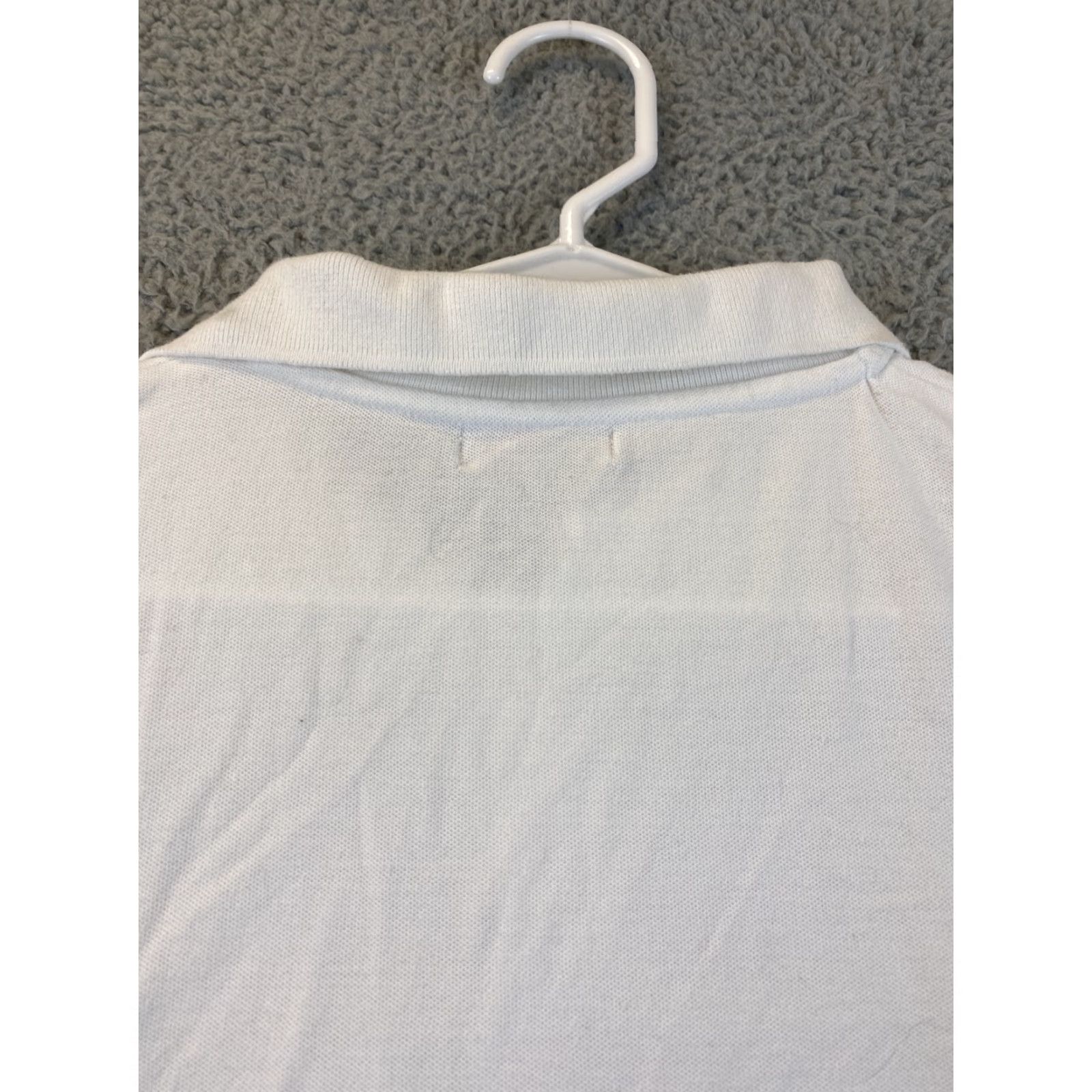 Vintage MIA Polo Shirt Men Slim 2XL White Short Sleeve Logo 100% Cotton UPDATE: 80-37 / Outdoor Vintage? No, but logo polo. Size US XXL / EU 58 / 5 - 8 Thumbnail