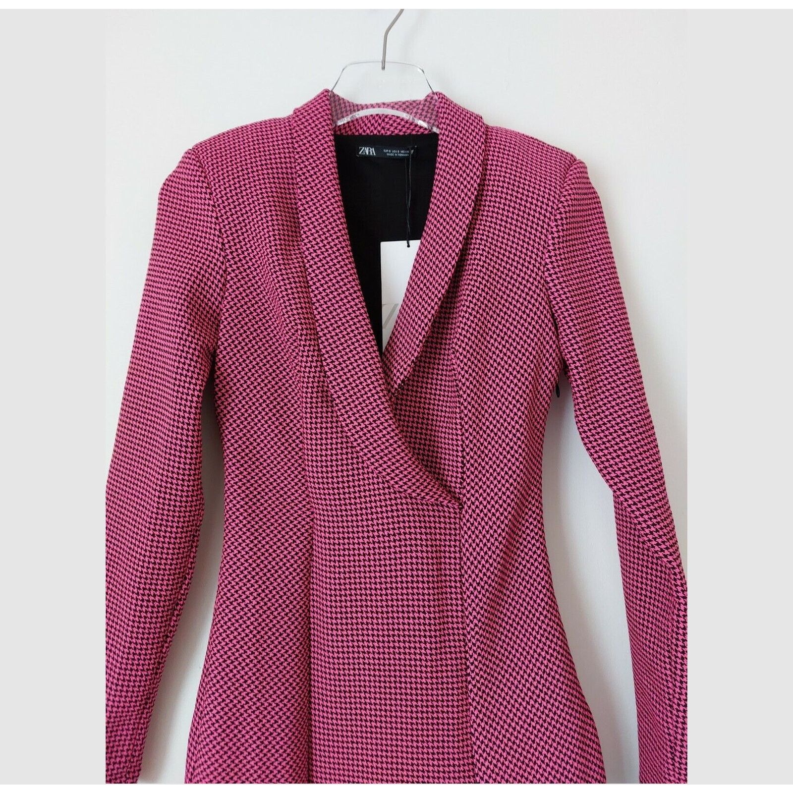 Zara ZARA Printed Blazer Dress NWT Pink Blogger Favorite Size M Size M / US 6-8 / IT 42-44 - 23 Thumbnail