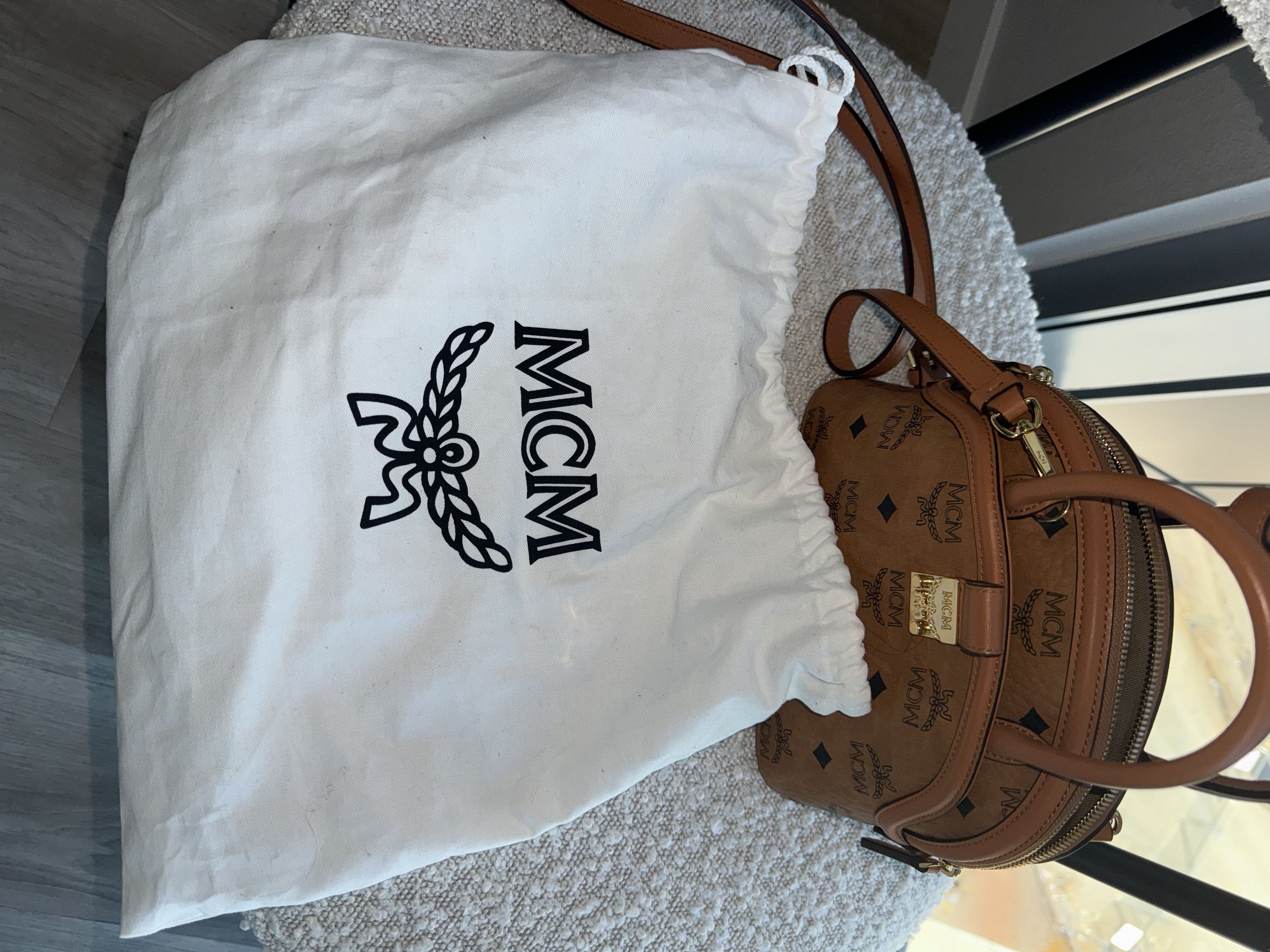 MCM Small Tracy curved tote bag Size ONE SIZE - 5 Thumbnail