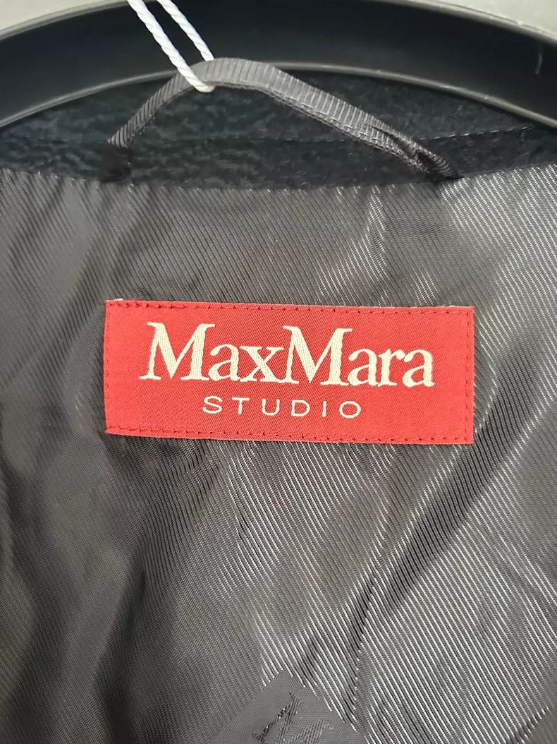 Max Mara Max Mara Studio black wool coat jacket Size S / US 4 / IT 40 - 2 Thumbnail