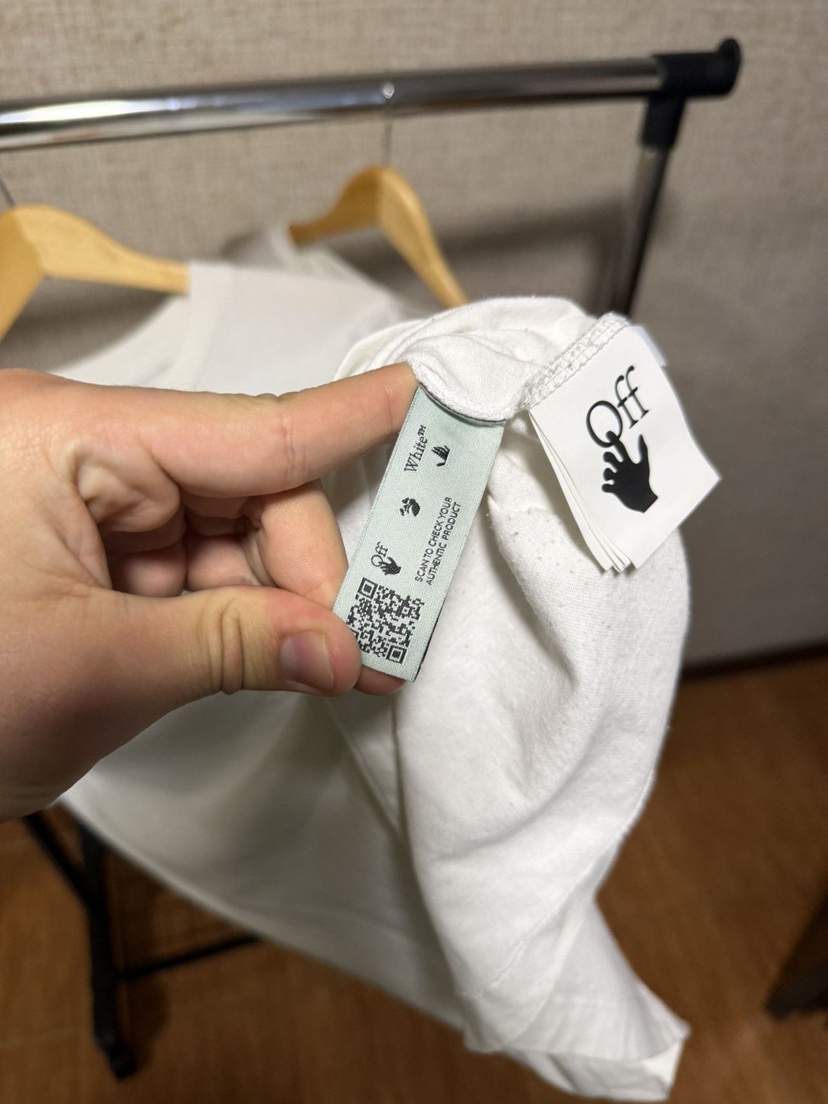 Off-White OFF-WHITE PASCAL PAINTED ARROWS WHITE T-SHIRT Size US M / EU 48-50 / 2 - 8 Thumbnail