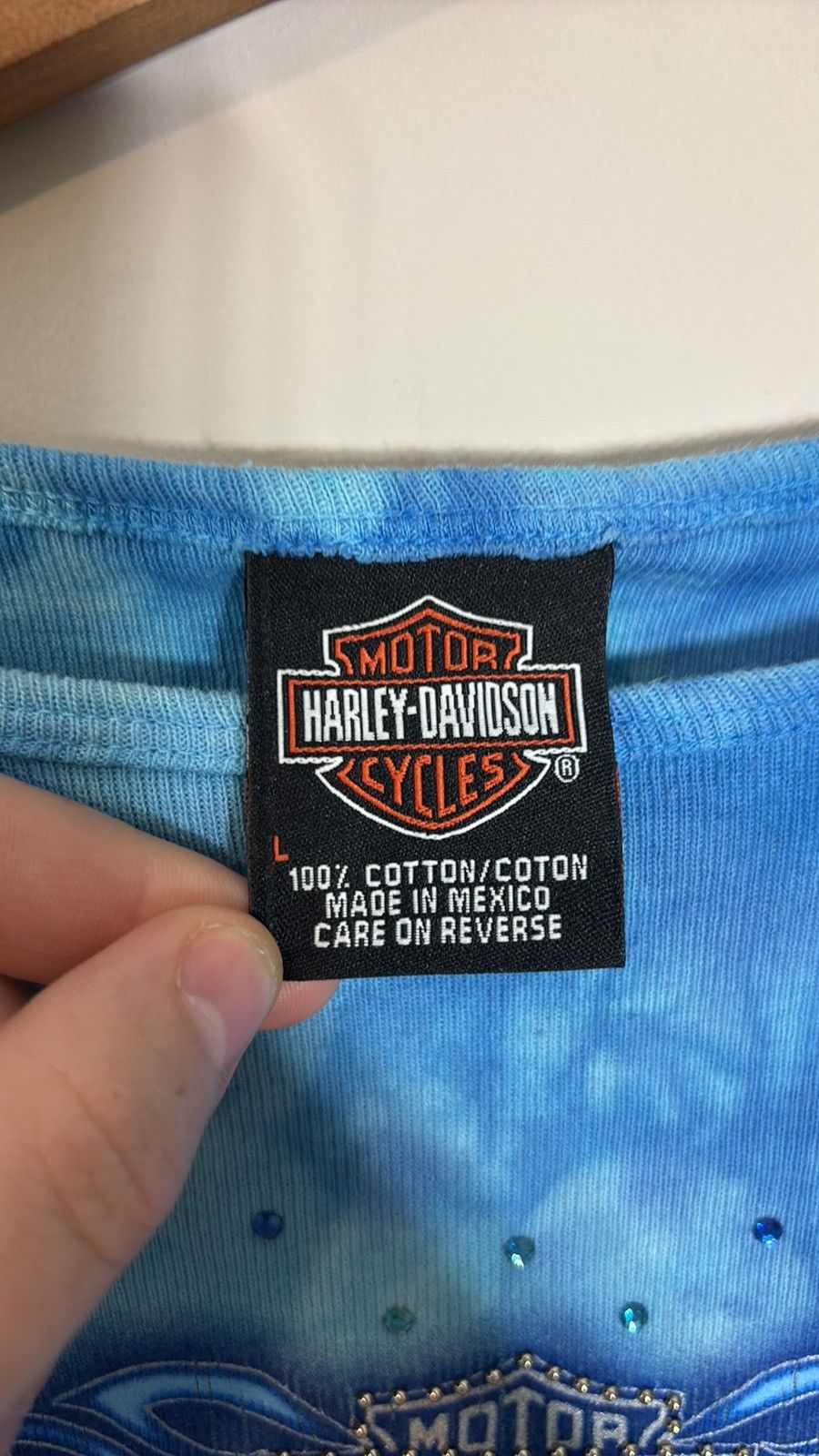 Vintage Vintage Harley Davidson Tie Dye Shirt Y2K Size L / US 10 / IT 46 - 3 Thumbnail