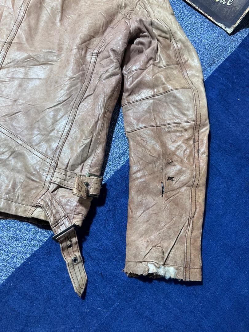 Tornado Mart Tornado Mart Distressed Motorcycle Leather jacket Size US M / EU 48-50 / 2 - 6 Thumbnail