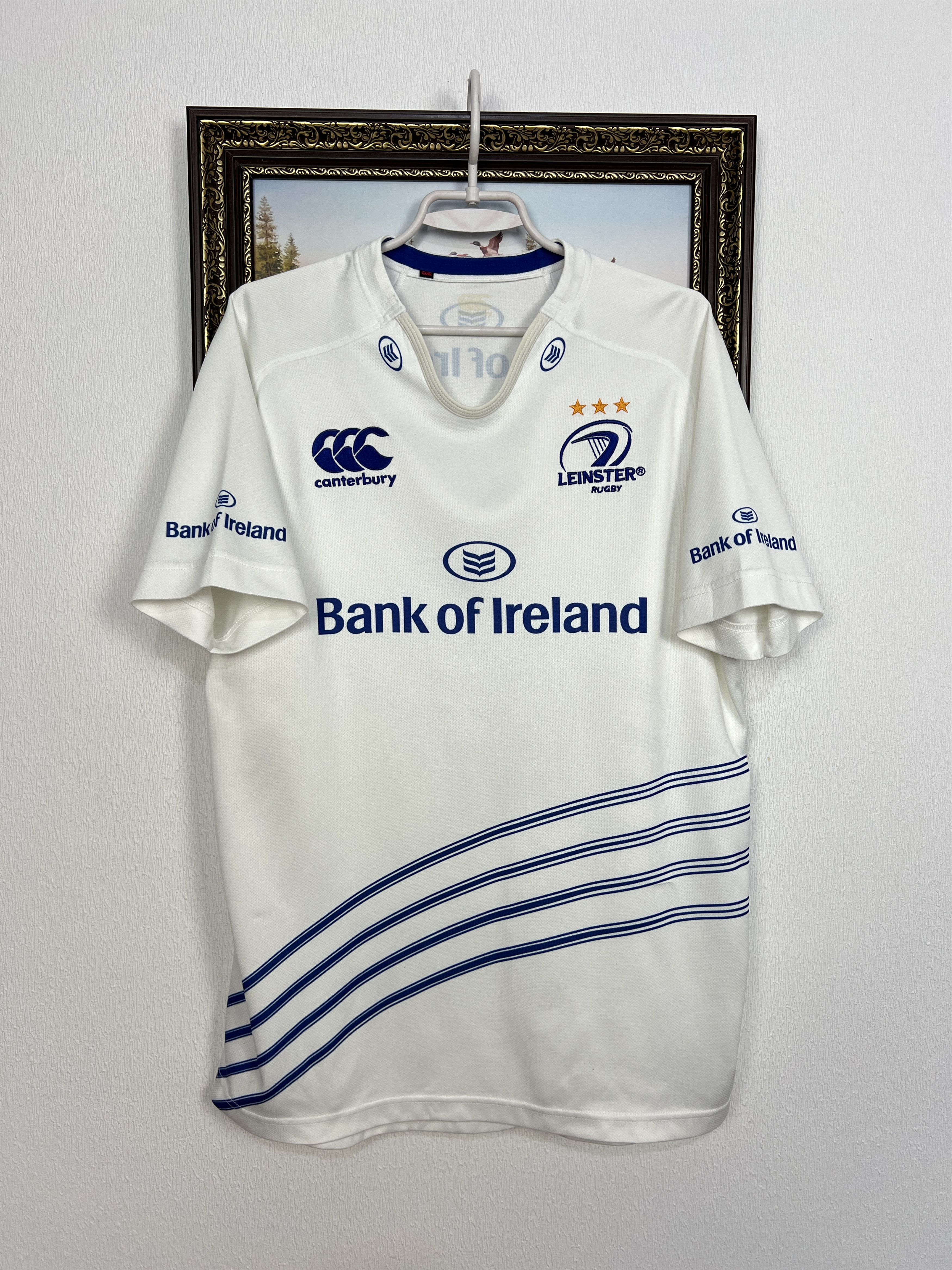 Canterbury of New Zealand Canterbury Leinster Rugby Union Jersey Trikot Rare Shirt Size US XL / EU 56 / 4 - 1 Thumbnail