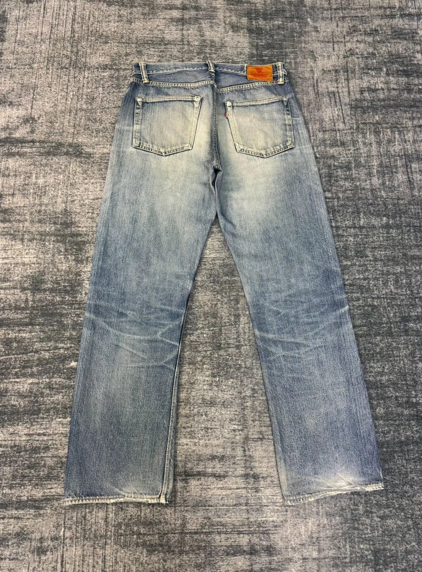 Vintage Vintage 90s Washed Retro Blue Jeans. Size US 32 / EU 48 - 5 Thumbnail