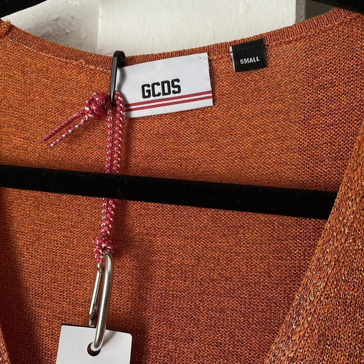 GCDS NWT GCDS Lurex Dégradé Knitted Long Cardigan Size S / US 4 / IT 40 - 5 Thumbnail