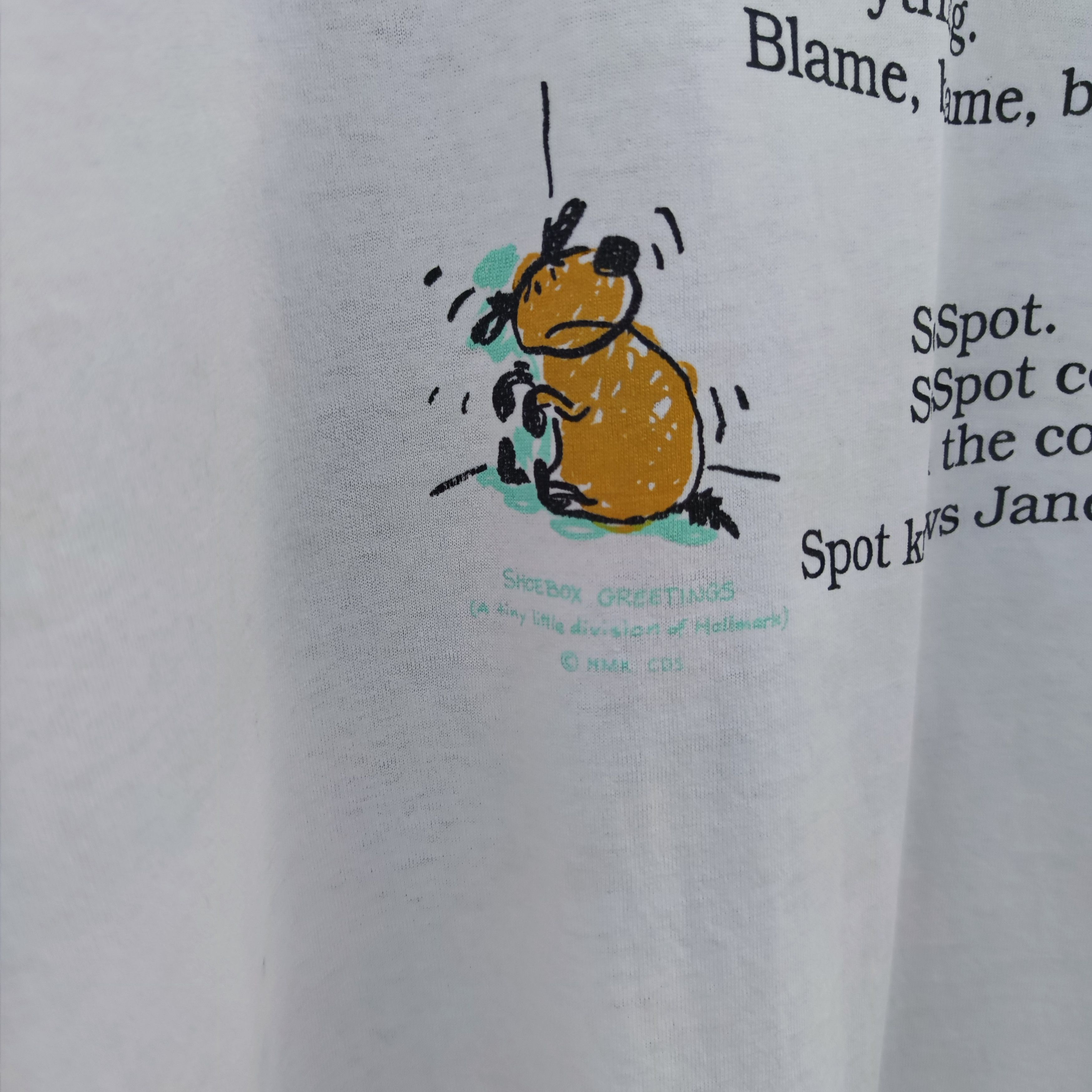 Cartoon Network × Vintage Hallmark Shoebox Greeting Jane PMS Humor Cartoon T Shirt Size US XL / EU 56 / 4 - 4 Thumbnail