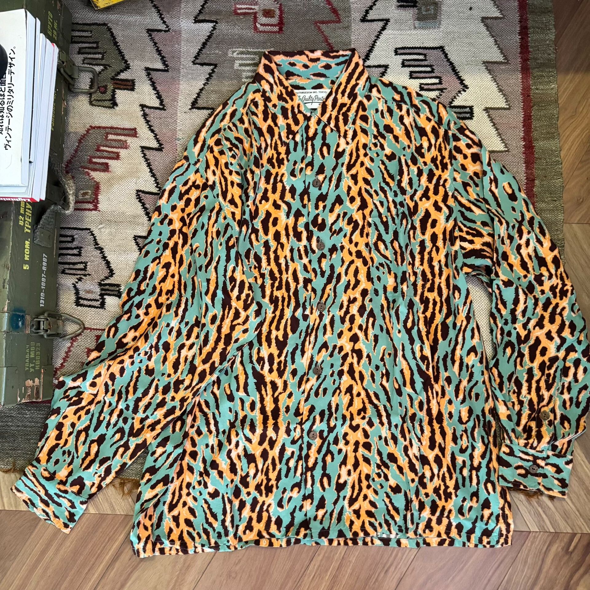 Wacko Maria Wacko Maria Leopard Print Hawaiian Shirt Size US M / EU 48-50 / 2 - 1 Thumbnail
