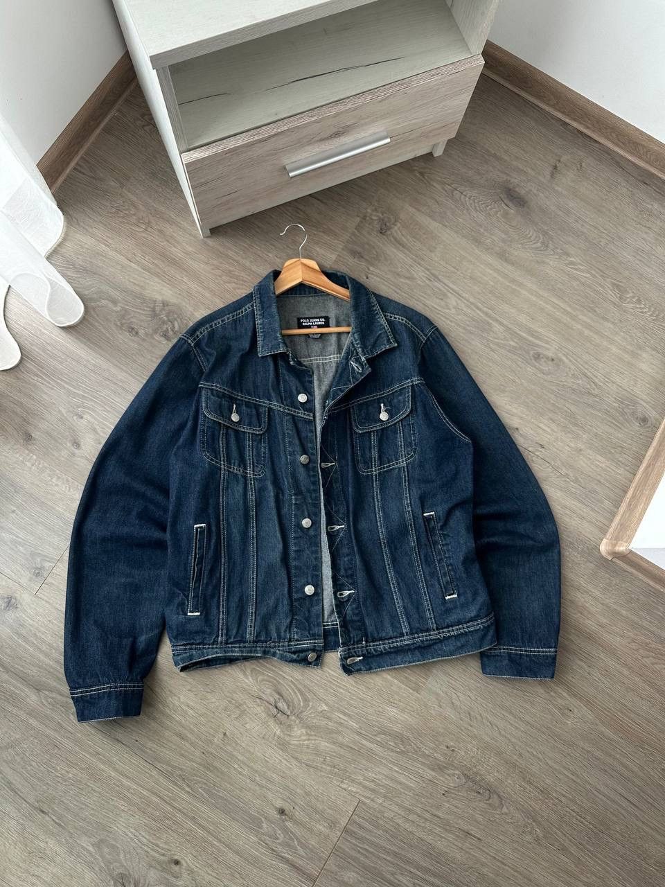 Polo Ralph Lauren × Vintage Vintage Polo Jeans Company PRL Denim Faded Pocket Jacket Size US L / EU 52-54 / 3 - 2 Thumbnail