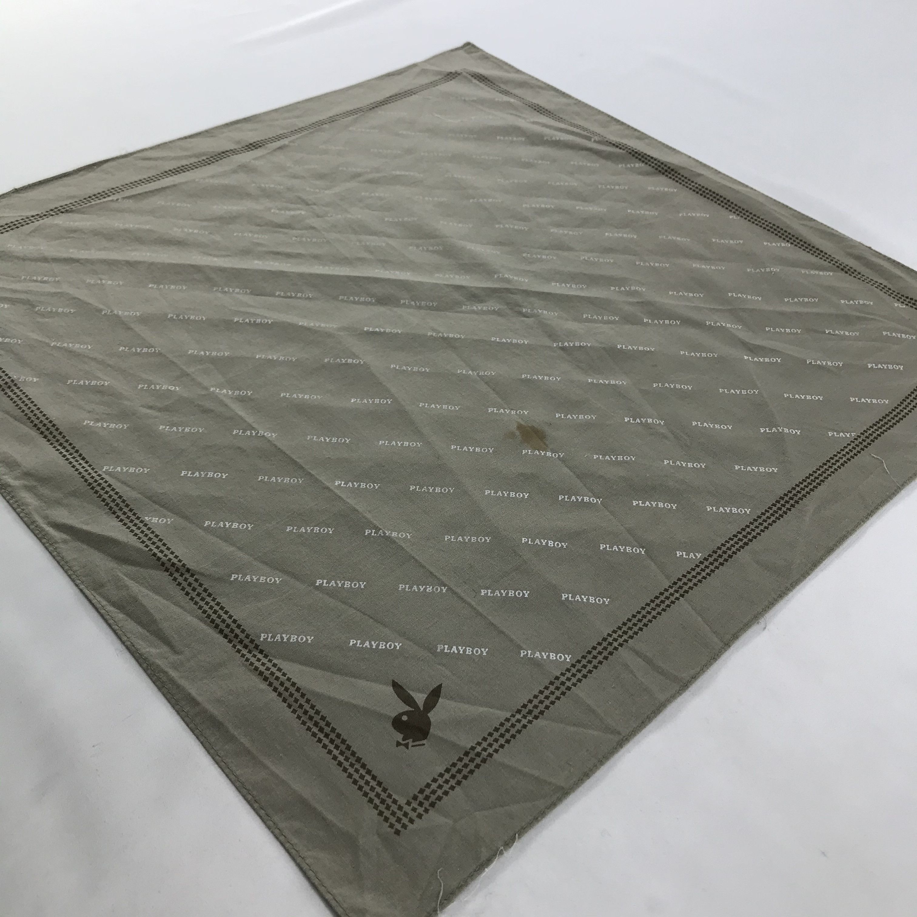 Playboy × Vintage Playboy Bandana / Handkerchief / Neckerchief - S1697 Size ONE SIZE - 2 Thumbnail