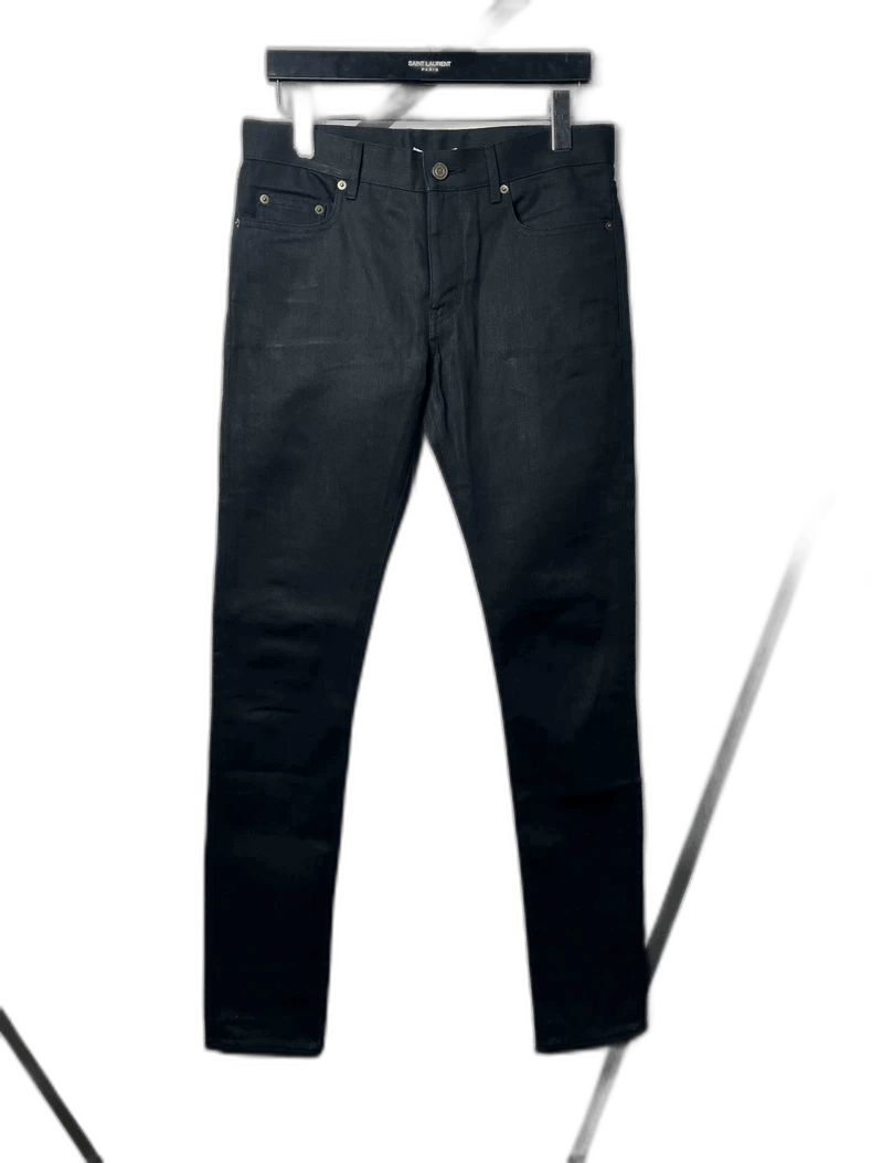 Saint Laurent Paris Saint Laurent Black Basic Denim Pants-2507 Size US 32 / EU 48 - 5 Thumbnail