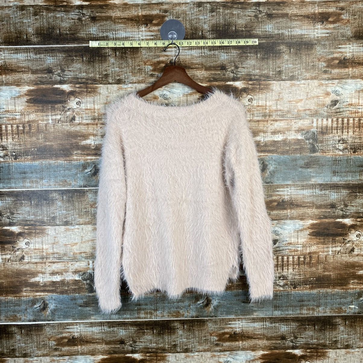 Japanese Brand DL Khalita Pink fur shaggy Knitwear #C1063 Size M / US 6-8 / IT 42-44 - 12 Thumbnail