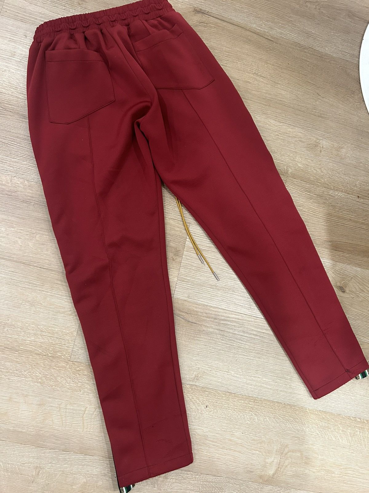 Rhude Rhude Red Rayon traxedo pants size XL Size US 36 / EU 52 - 4 Thumbnail