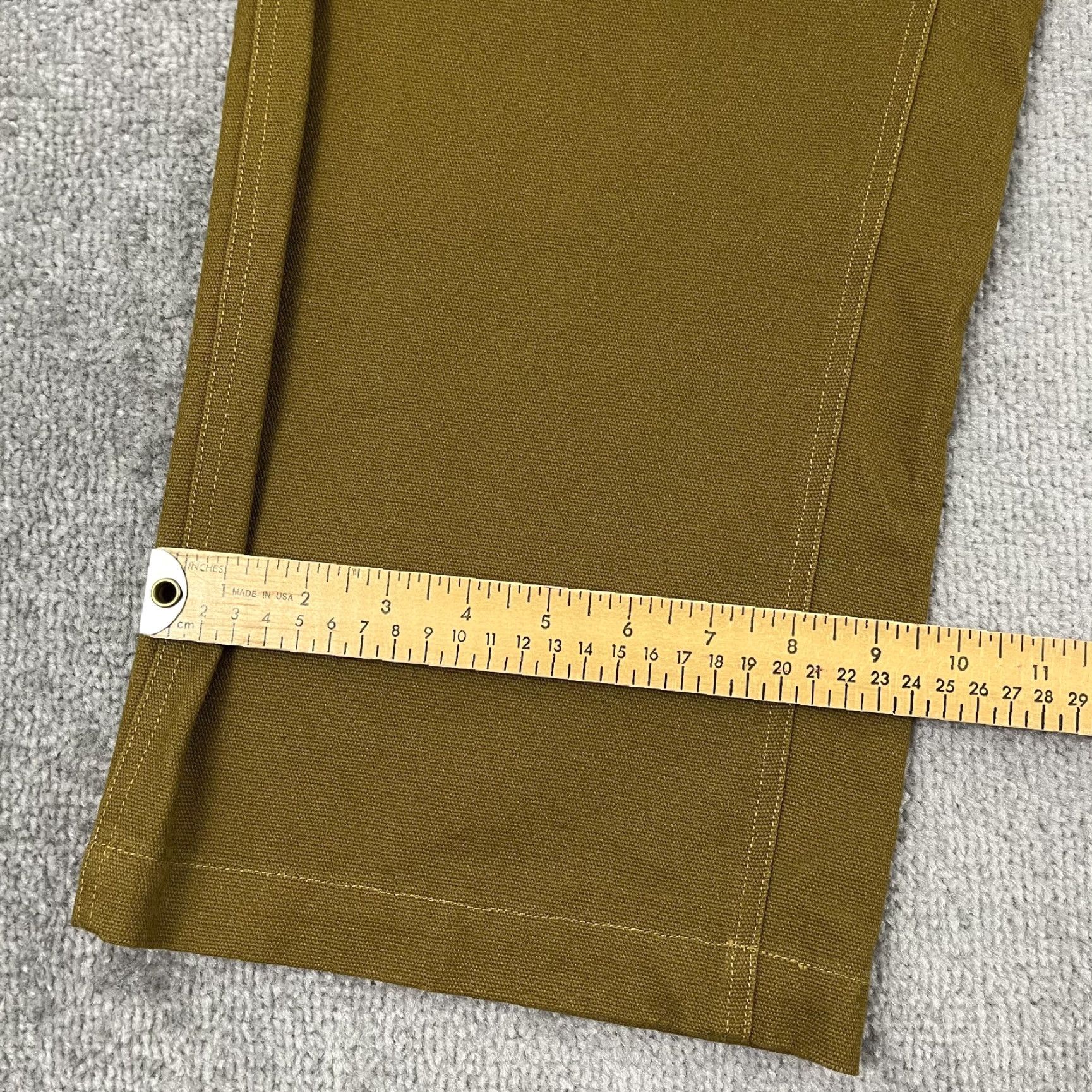 Vintage BBC Icecream Pants Mens 34 x 30 Canvas Olive Green Streetwear Straight Leg Workwear Regular 34 30 Green Mens Size US 34 / EU 50 - 7 Thumbnail