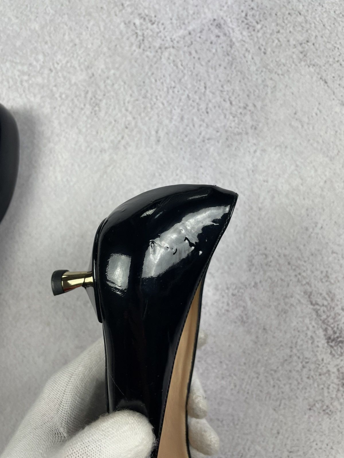 Emporio Armani × Vintage Emporio Armani Womens Heels boat Size 39 Size US 9 / IT 39 - 11 Thumbnail