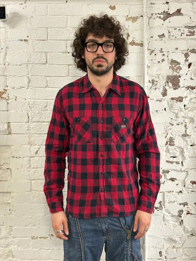 Polo Ralph Lauren 2010s Ralph Lauren Red & Black Plaid Shirt Size US M / EU 48-50 / 2 - 2 Thumbnail