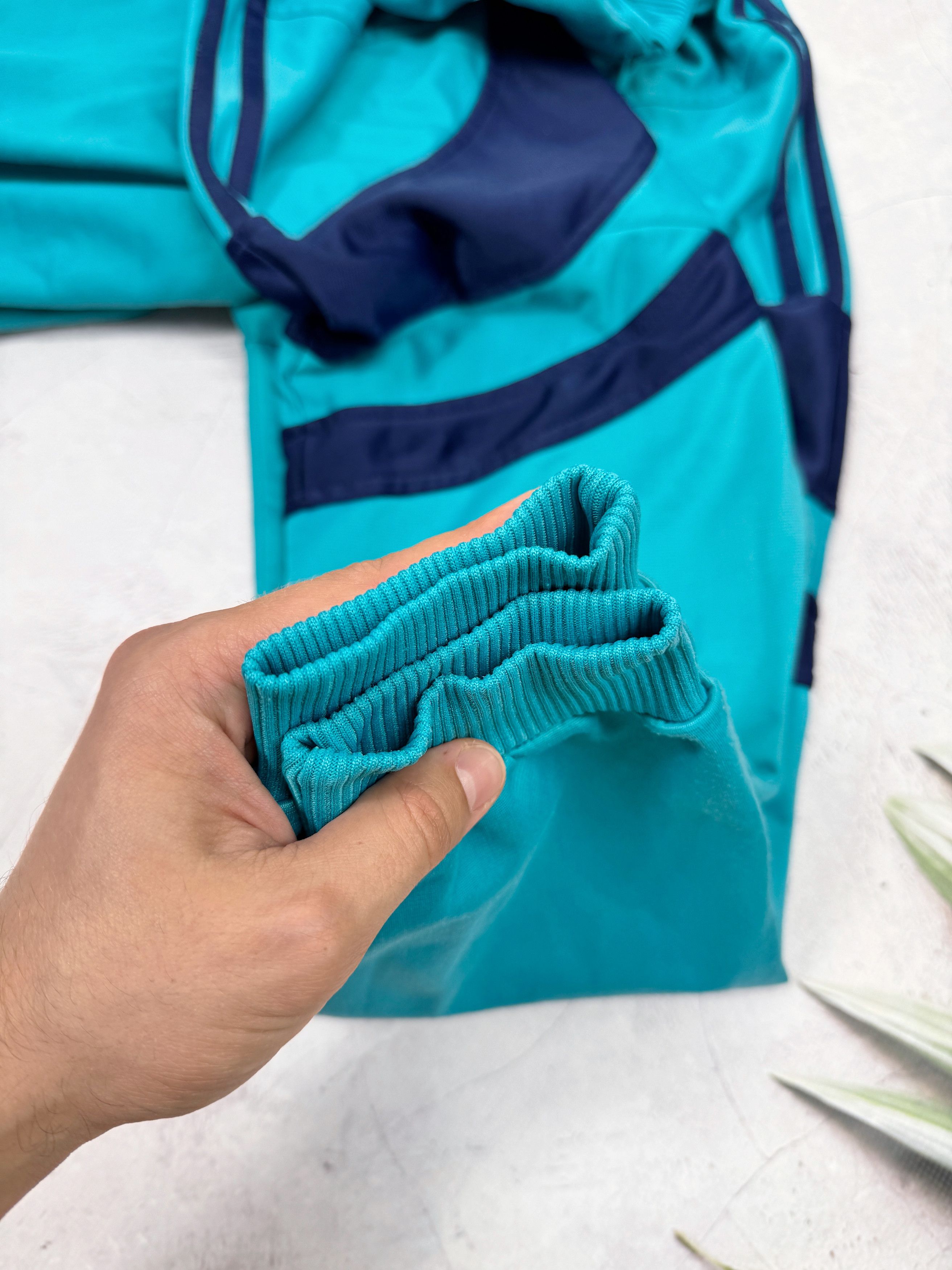 Adidas × Vintage Vintage Adidas Track Jacket SINGAPORE Aquamarine Blue Size US M / EU 48-50 / 2 - 17 Thumbnail