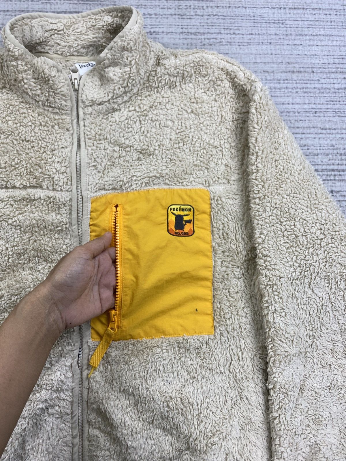 GU × Pokemon × Vintage Vtg Gu X Pokemon Retro Style Zipper Sherpa Jacket Size US M / EU 48-50 / 2 - 6 Thumbnail