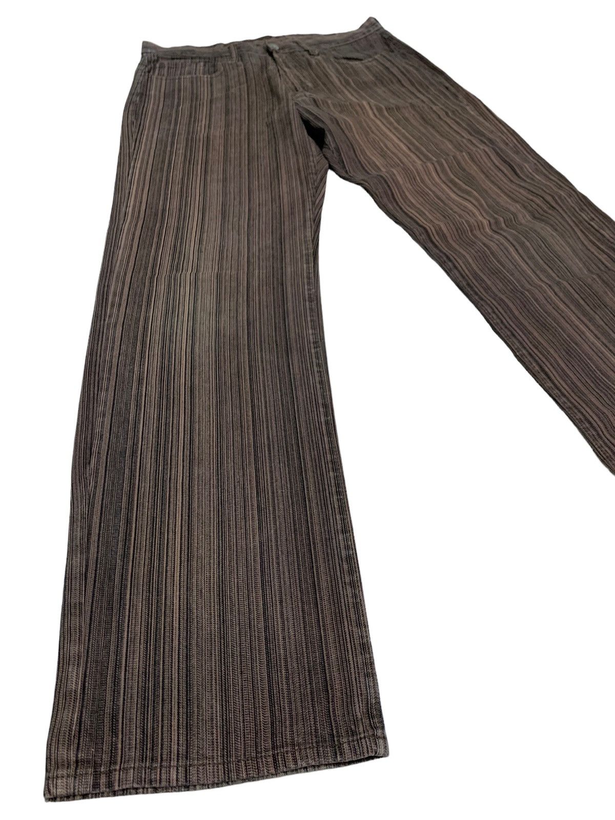 Japanese Brand 🔥Rare Vintage Stripes Trouser Japanese Brand Size US 32 / EU 48 - 5 Thumbnail