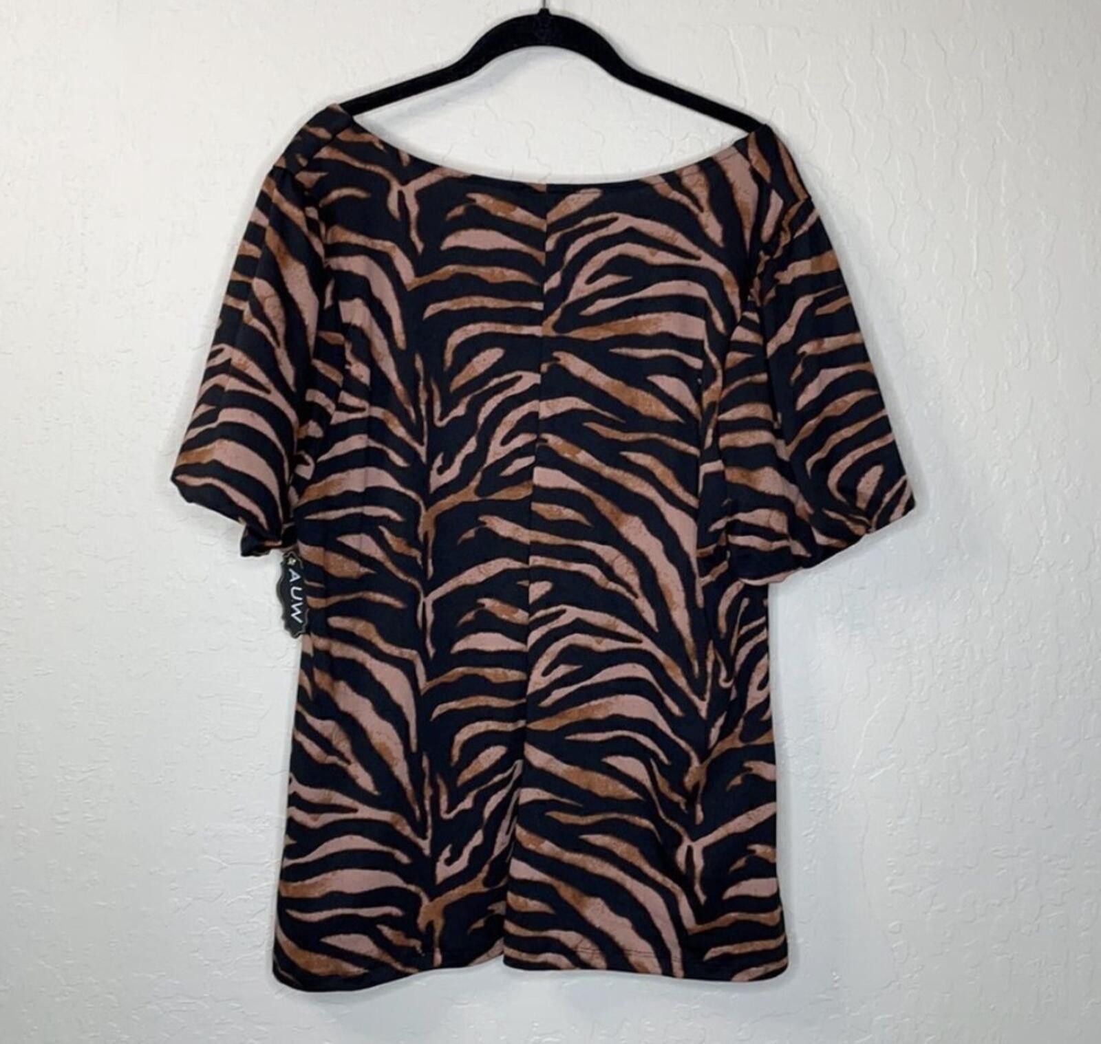 Other A.U.W leopard print blouse Size XXL / US 16-18 / IT 52-54 - 6 Thumbnail