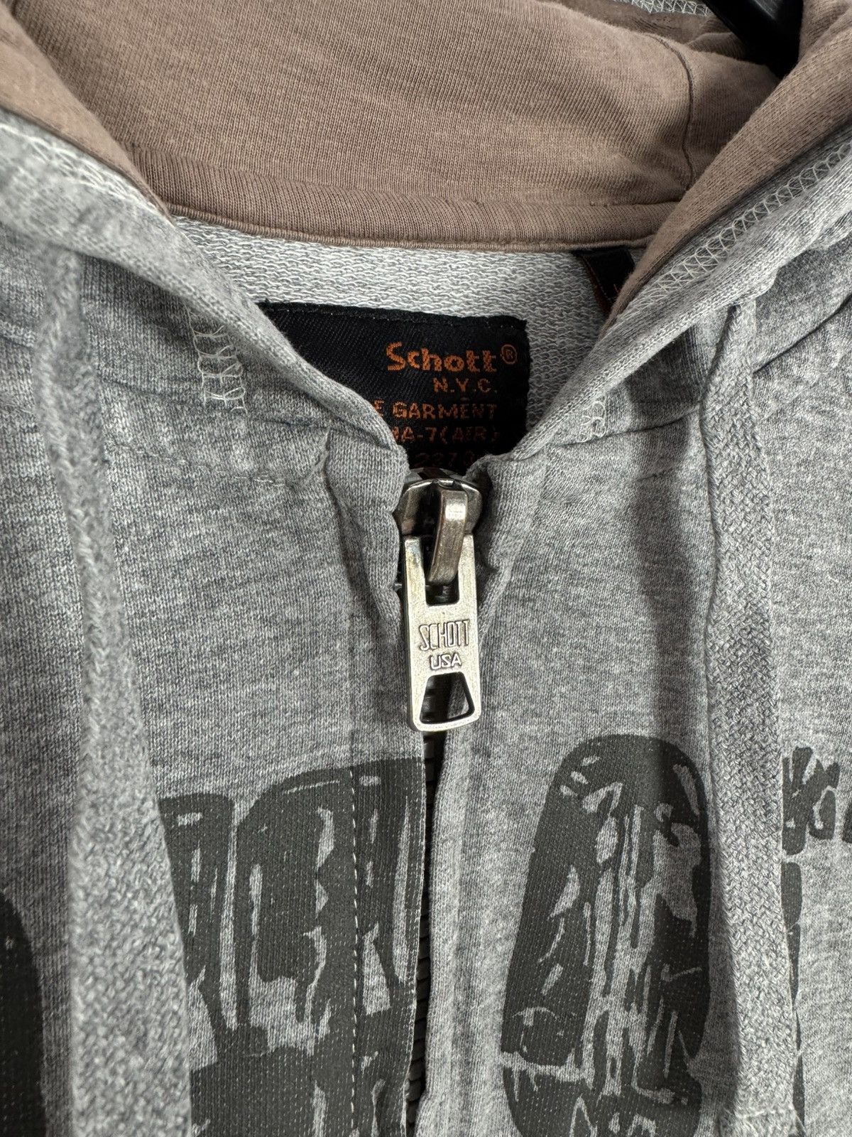 Schott Schott NYC Full Zip Hoodie Size US L / EU 52-54 / 3 - 4 Thumbnail