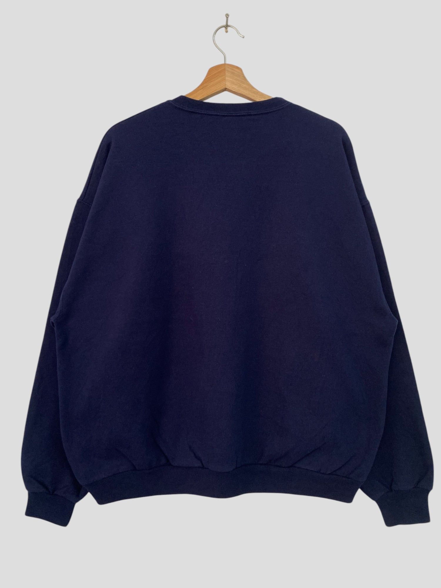 Habitat × Jerzees × Vintage Vintage Humming Bird Flower Sweatshirt Blueblack Extra Large Size US XL / EU 56 / 4 - 2 Thumbnail