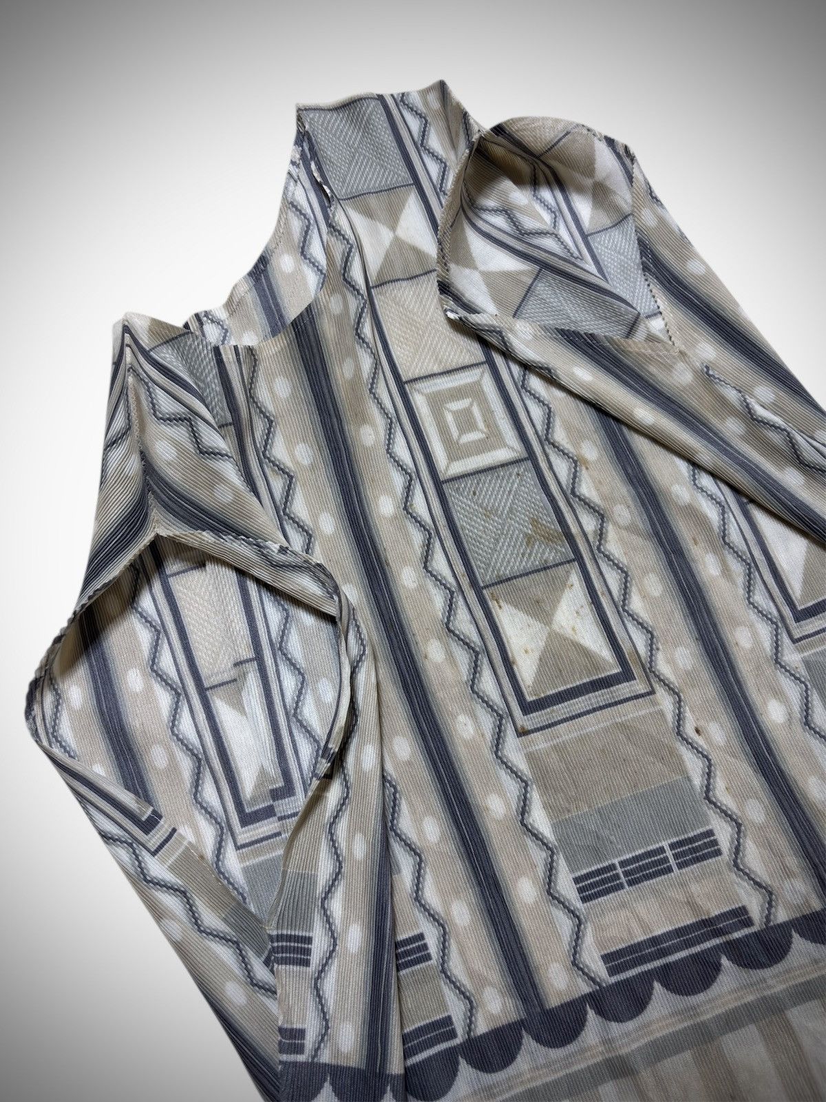 Pleats Please - Asymetrical Deconstructed Top