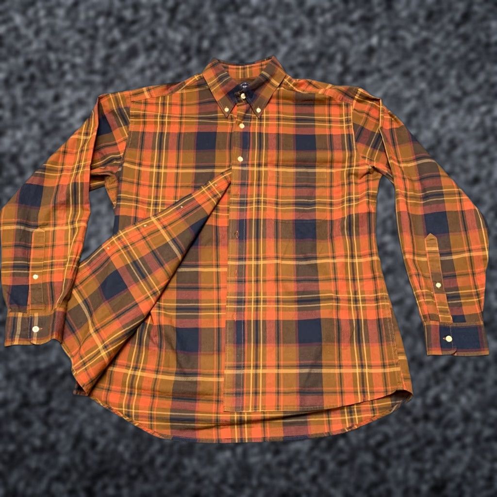 Bills Khakis VINTAGE Bills Khakis Shirt Mens XL Orange Plaid Classic Fit Pockets Button Down Outdoor Size US L / EU 52-54 / 3 - 1 Thumbnail