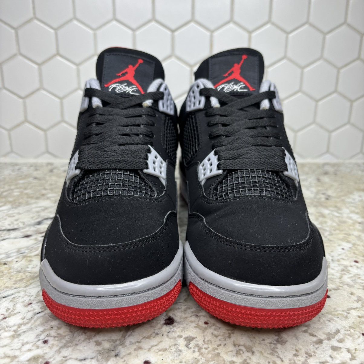 Jordan Brand Size 10.5 - Jordan 4 Retro OG Bred 2019 WORN 2-3x W/Box Size US 10.5 / EU 43-44 - 4 Thumbnail