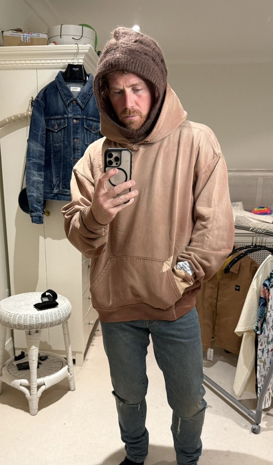 Gallery Dept. Gallery Dept hoodie bleached distressed logo M ventura logo Size US M / EU 48-50 / 2 - 2 Thumbnail