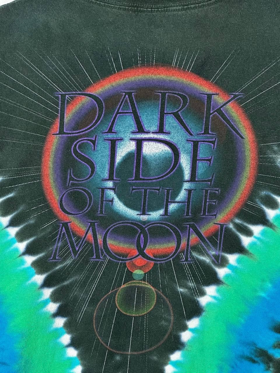 Vintage Liquid Blue Pink Floyd Dark Side of the Moon Tie Dye T Shirt Size US XL / EU 56 / 4 - 10 Thumbnail
