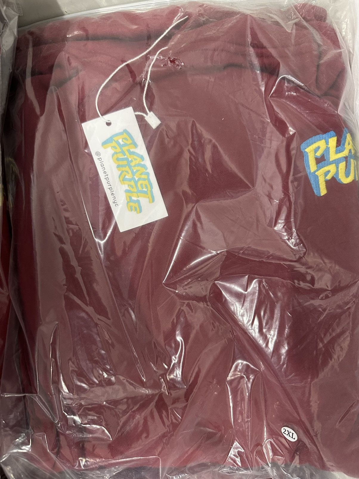 Other Planet Purple Varsity FYR Hoodie 2XL Red Size US XXL / EU 58 / 5 - 3 Thumbnail
