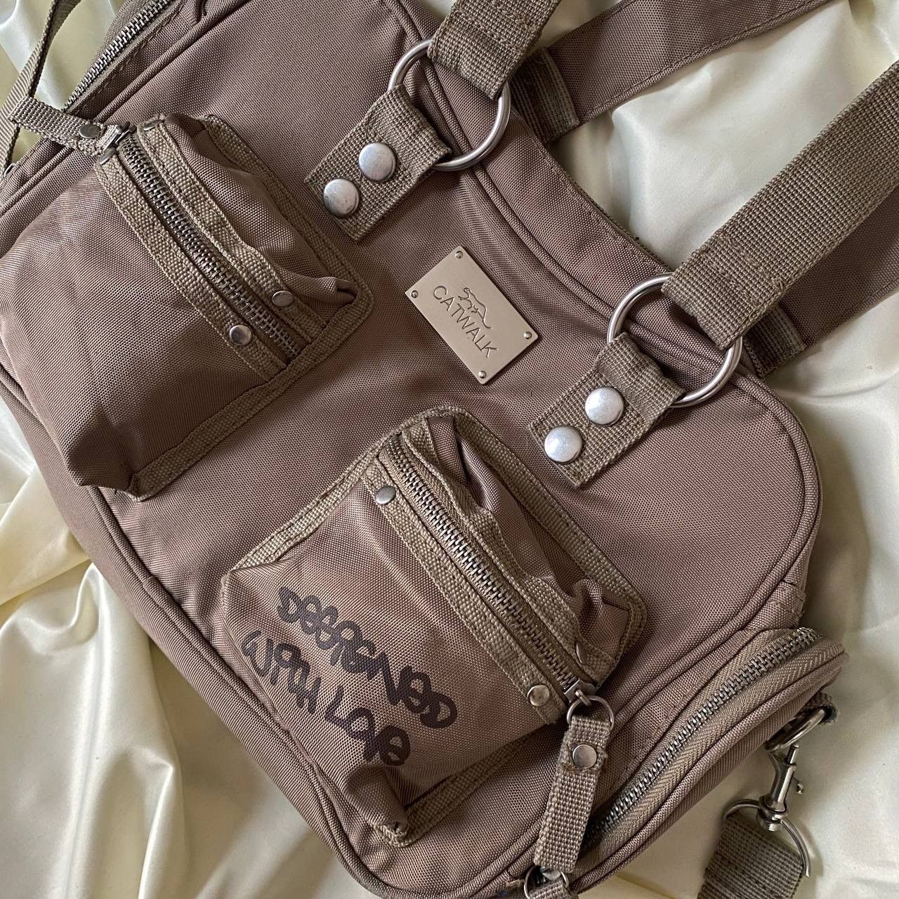 Vintage Catwalk vintage beige shoulder bag, Size ONE SIZE - 3 Thumbnail