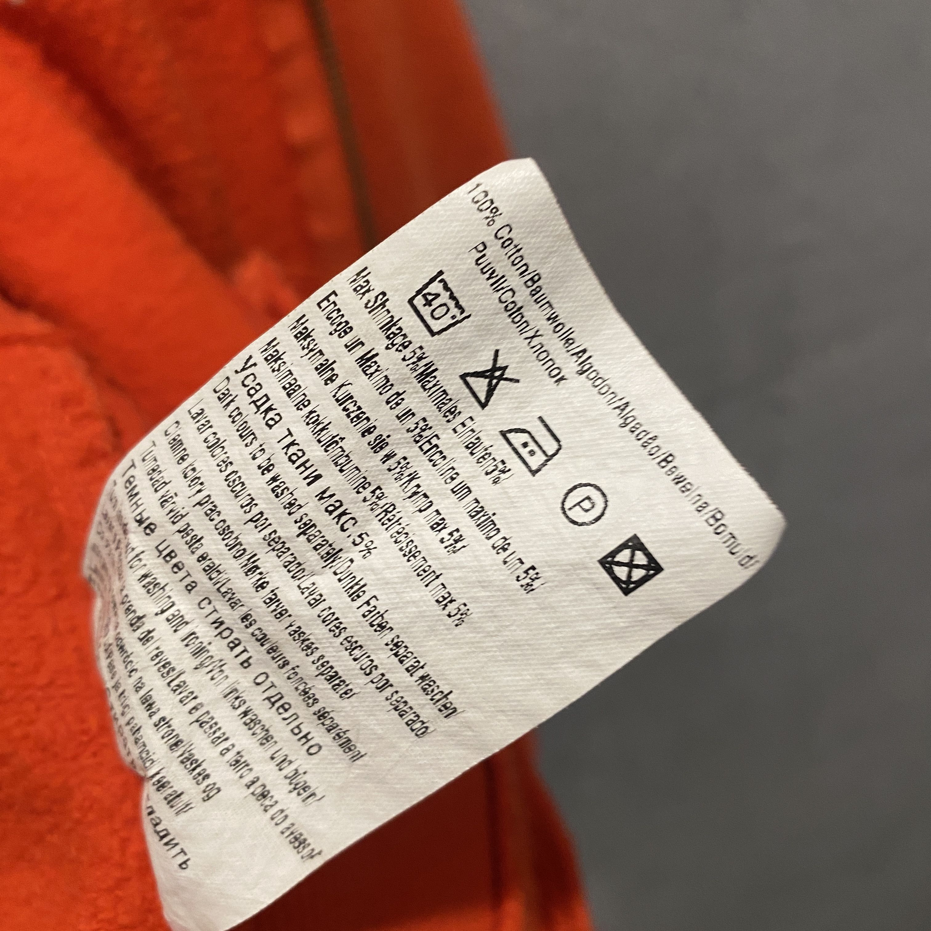 Vintage Industrial orange swag zip-up - XL Size US XL / EU 56 / 4 - 7 Thumbnail