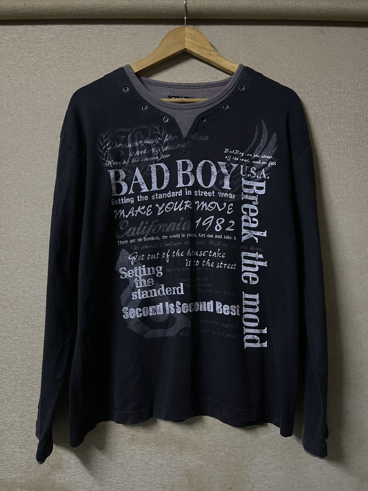If Six Was Nine Badboy Japan Break The Mold Double Layered Longsleeve Size US XL / EU 56 / 4 - 2 Thumbnail