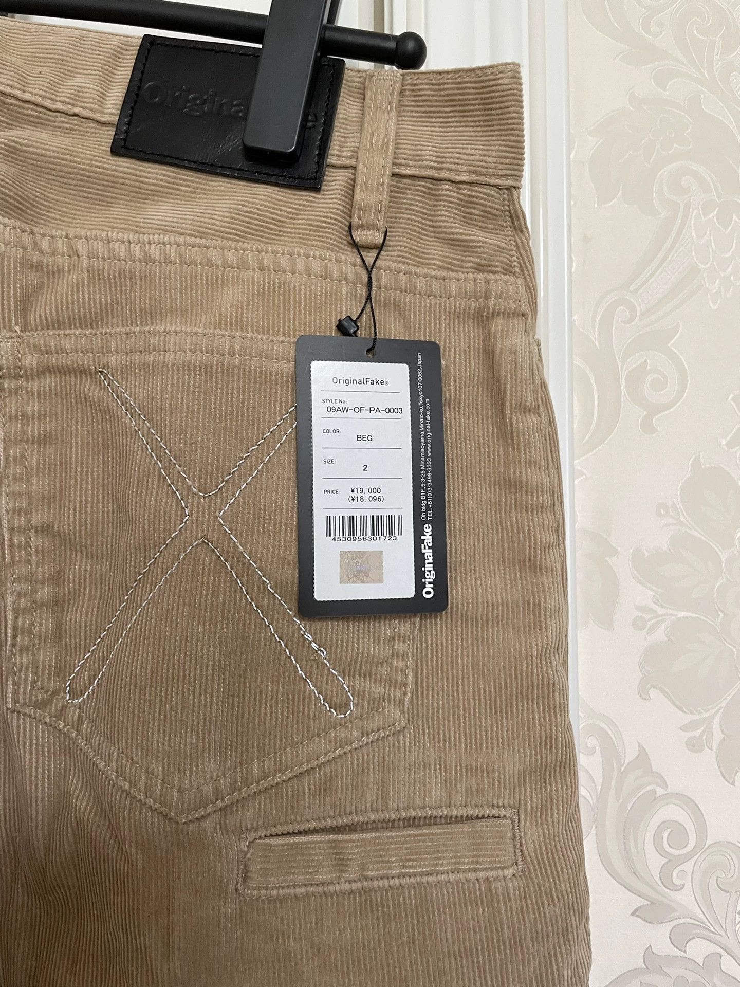 Original Fake OriginalFake 09AW XX Corduroy Back Pocket Pants New Size US 32 / EU 48 - 3 Thumbnail
