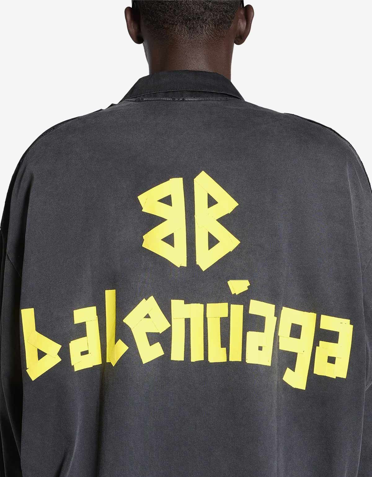 Balenciaga Balenciaga Black Oversized Hybrid Jacket Size US M / EU 48-50 / 2 - 6 Thumbnail