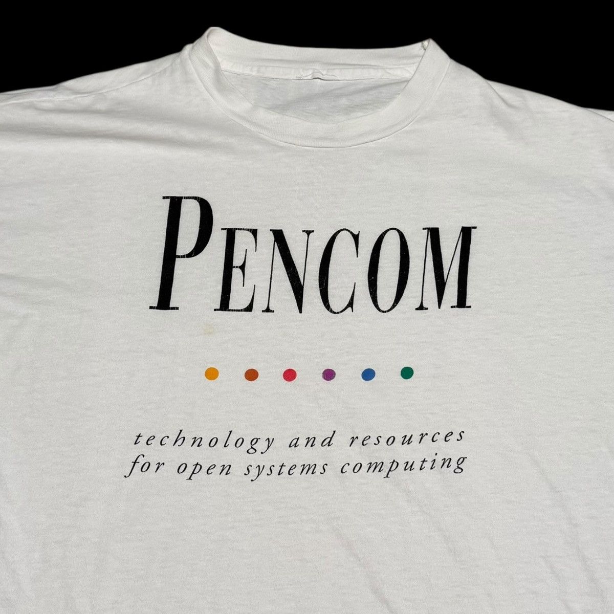 Vintage 90s Pencom Systems Computing Single Stitch Shirt Men's XL Size US XL / EU 56 / 4 - 2 Thumbnail