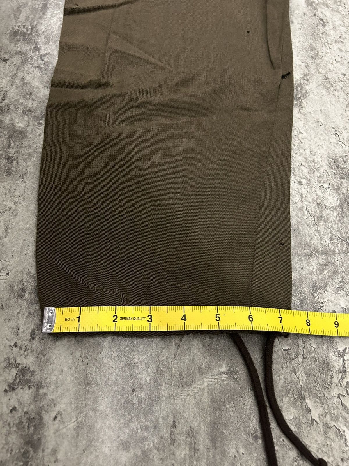 Seditionaries Japanese Brand GGD Wool Double Buckle Three Quarter Pants Size US 31 - 23 Thumbnail