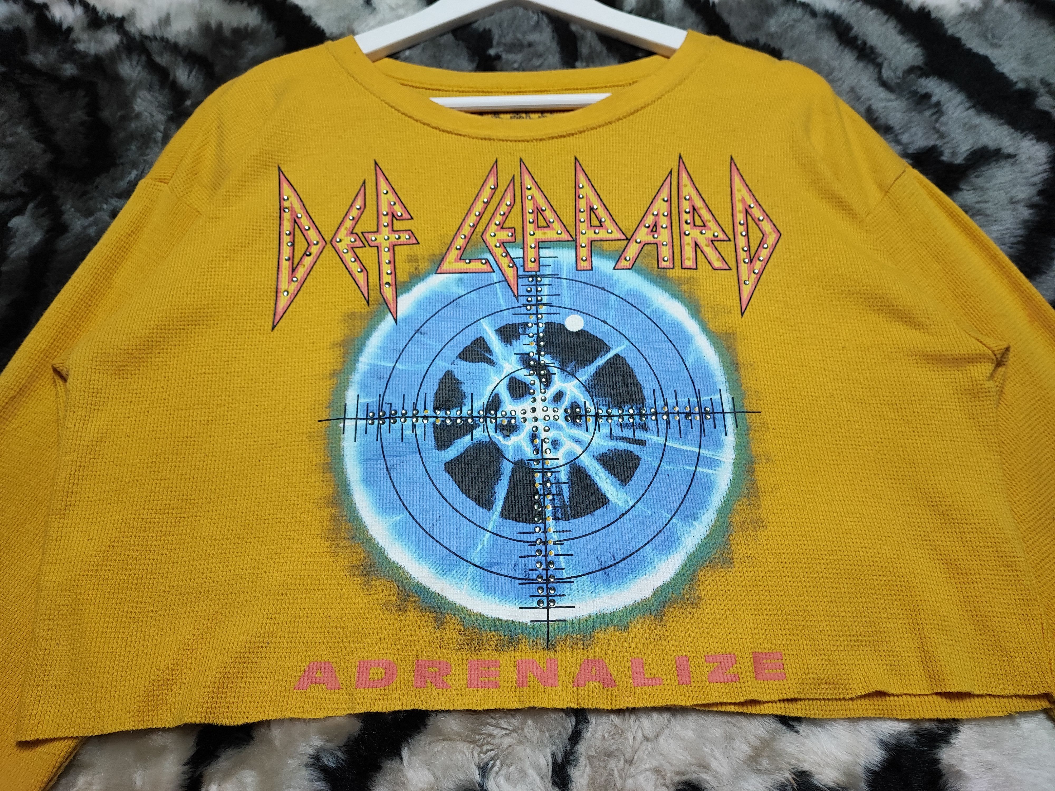 Band Tees × Def Leppard Def Leppard Croptop Cotton Size M / US 6-8 / IT 42-44 - 8 Thumbnail