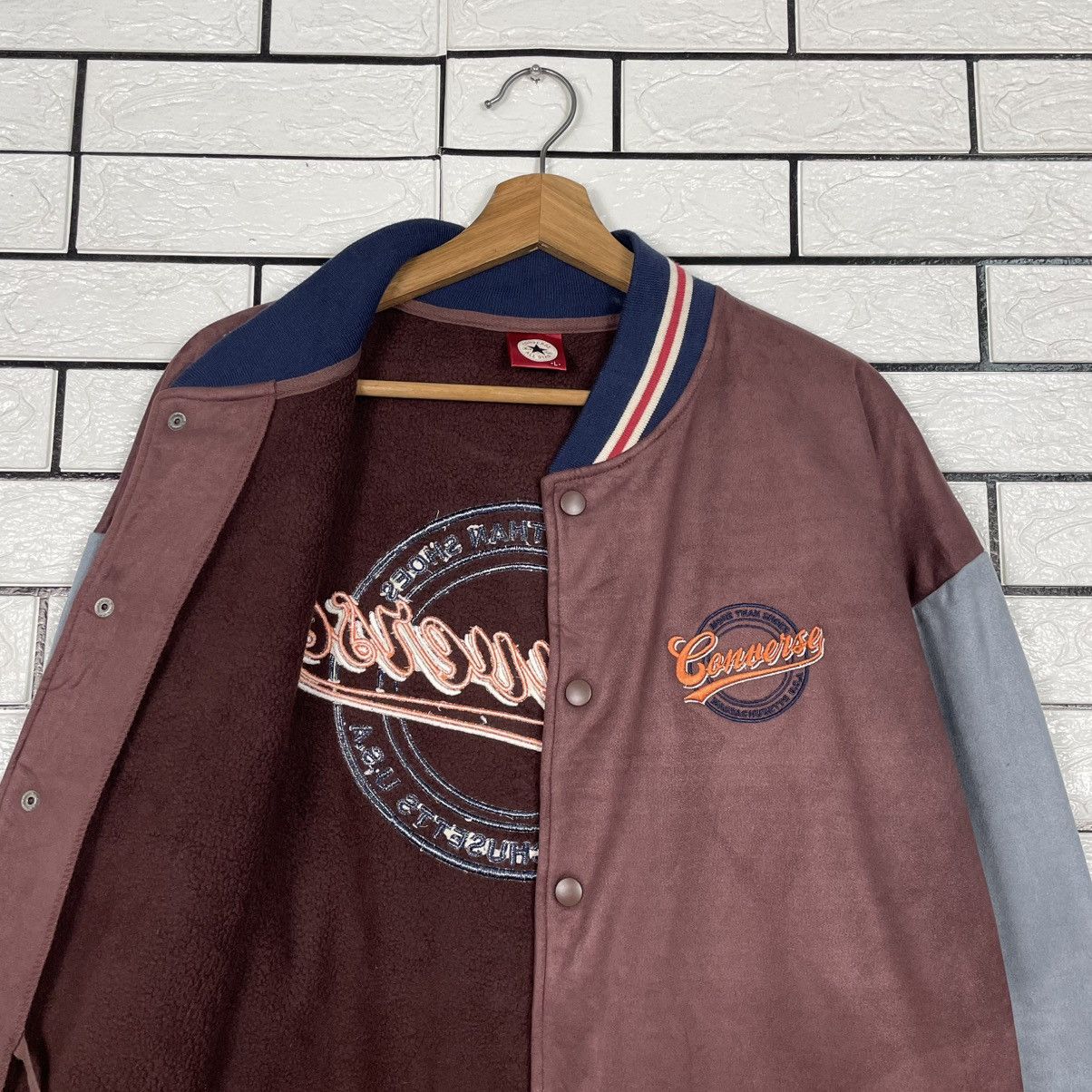 Converse Converse Big Logo Varsity Jacket Size US L / EU 52-54 / 3 - 10 Thumbnail