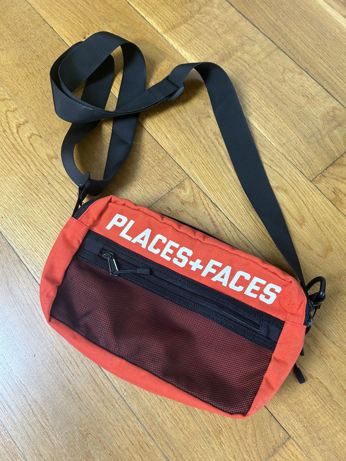Places + Faces PLACES+FACES ORANGE POUCH BAG | Grailed