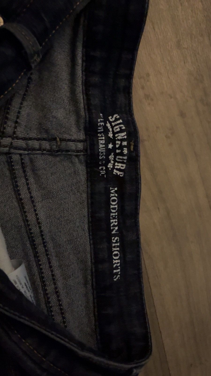 Levi's levis dark blue jean shorts Size 36" / US 14 / IT 50 - 3 Thumbnail