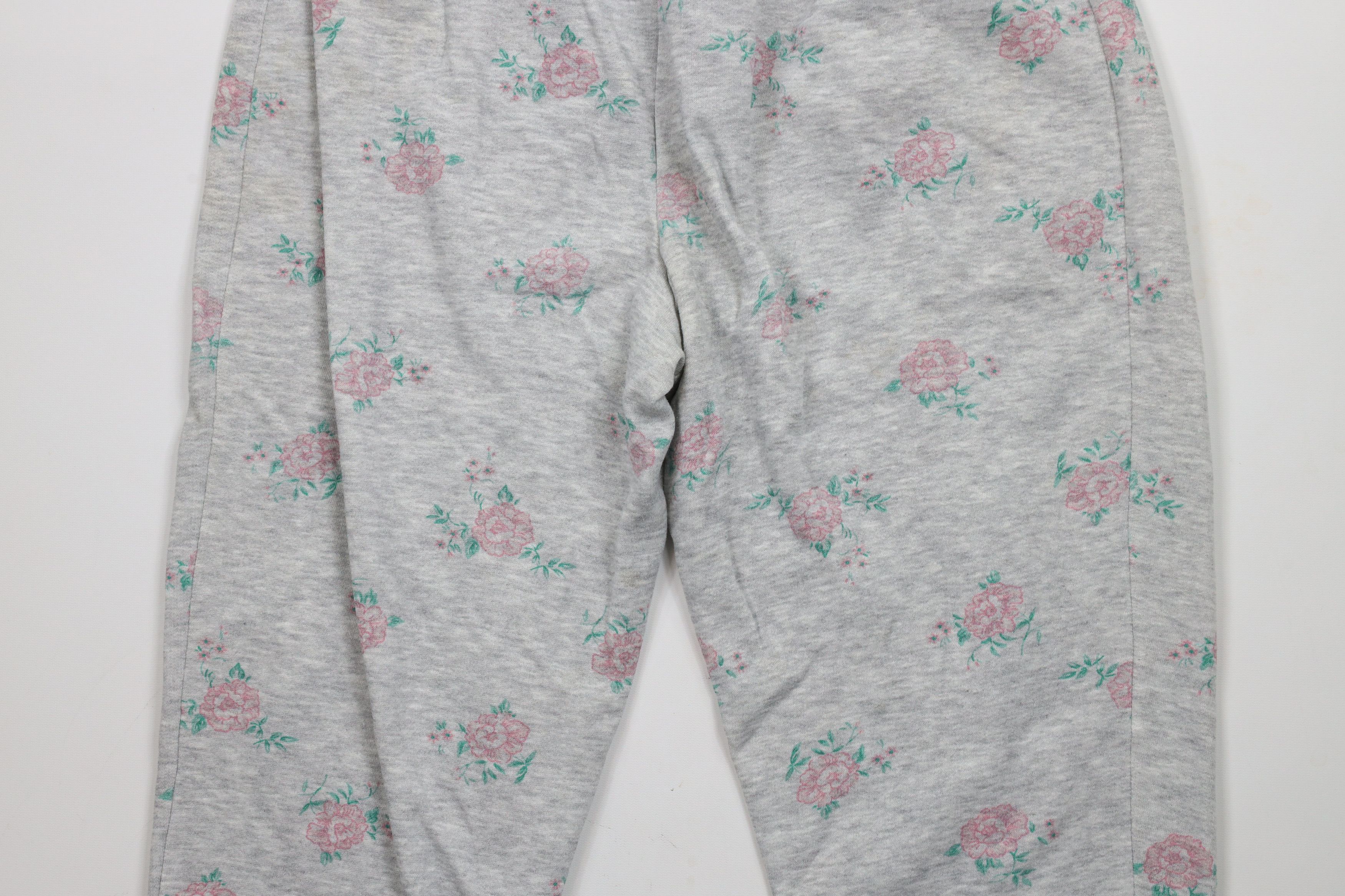 Vintage Vintage 90s Country Primitive Rose Flower Sweatpants Joggers Size 28" / US 6 / IT 42 - 12 Thumbnail