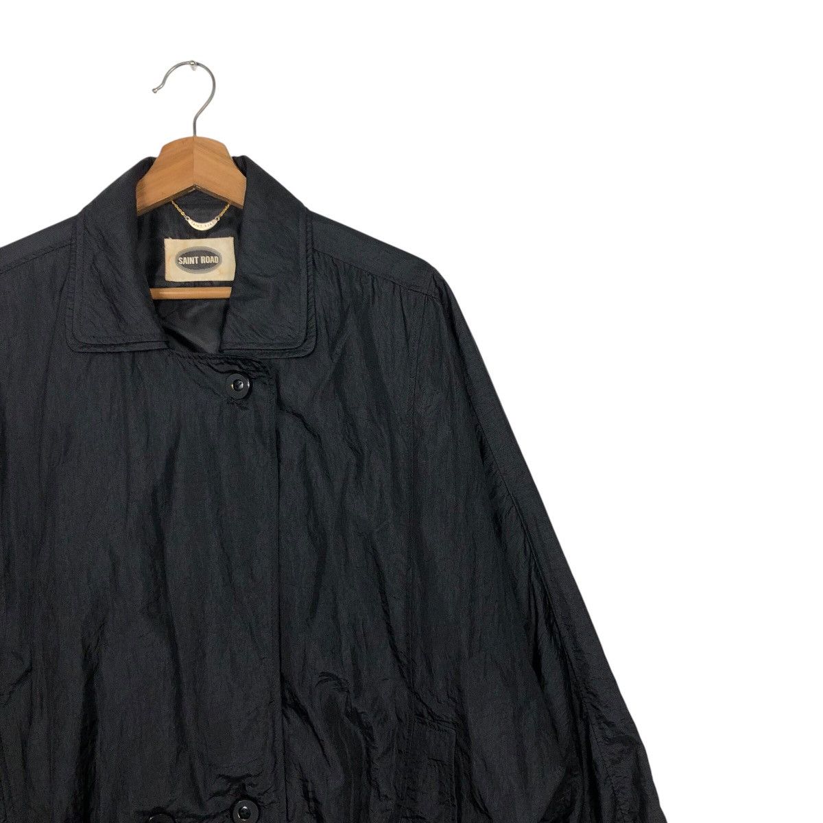 Designer 📌Rich Black - Vintage Fly Jacket Oversized Saint Road Japan Size US M / EU 48-50 / 2 - 8 Thumbnail