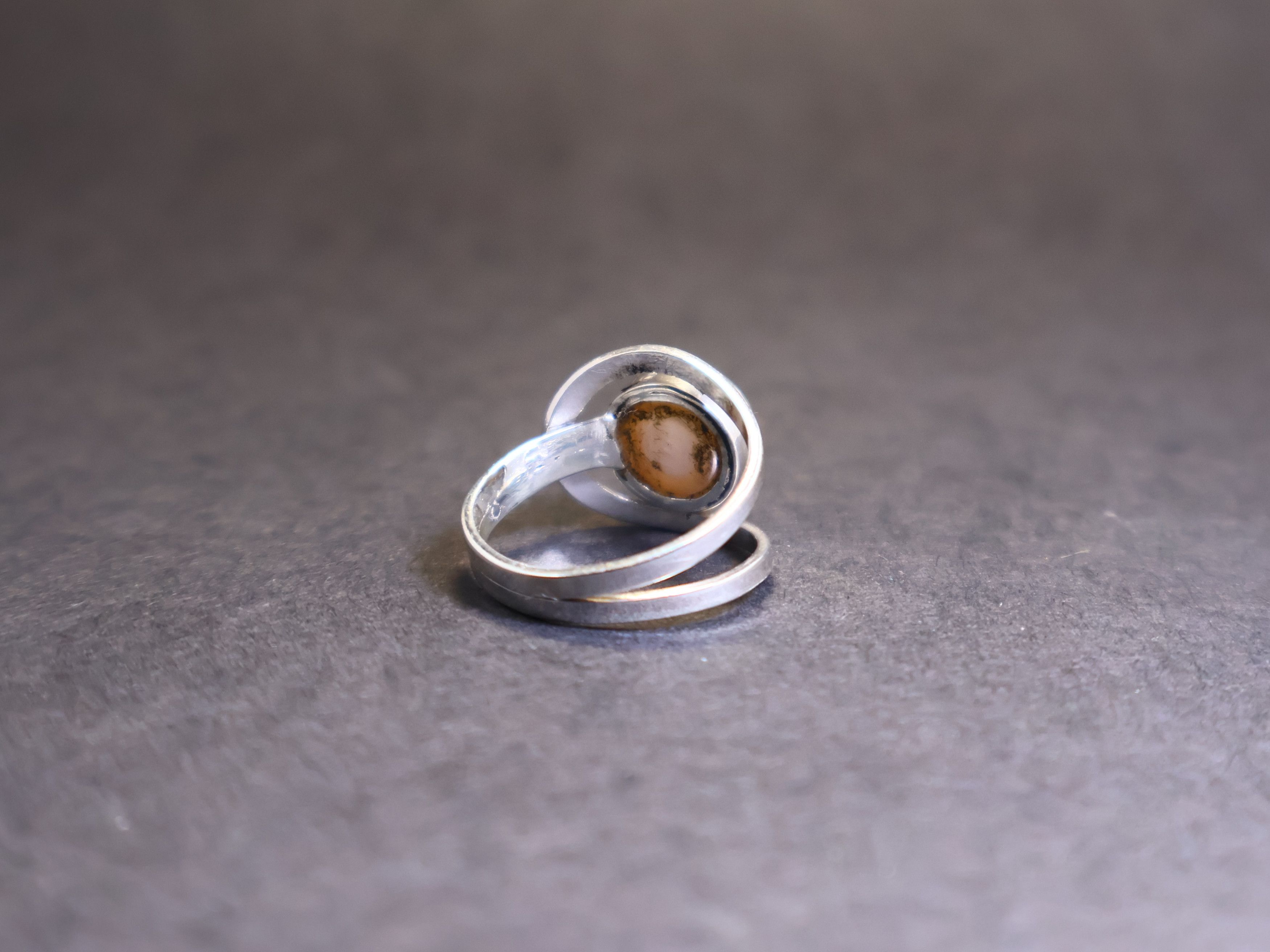 Handmade Pearl Ring, Handmade Sterling Silver Ring, Adjustable Ring, Size ONE SIZE - 5 Thumbnail
