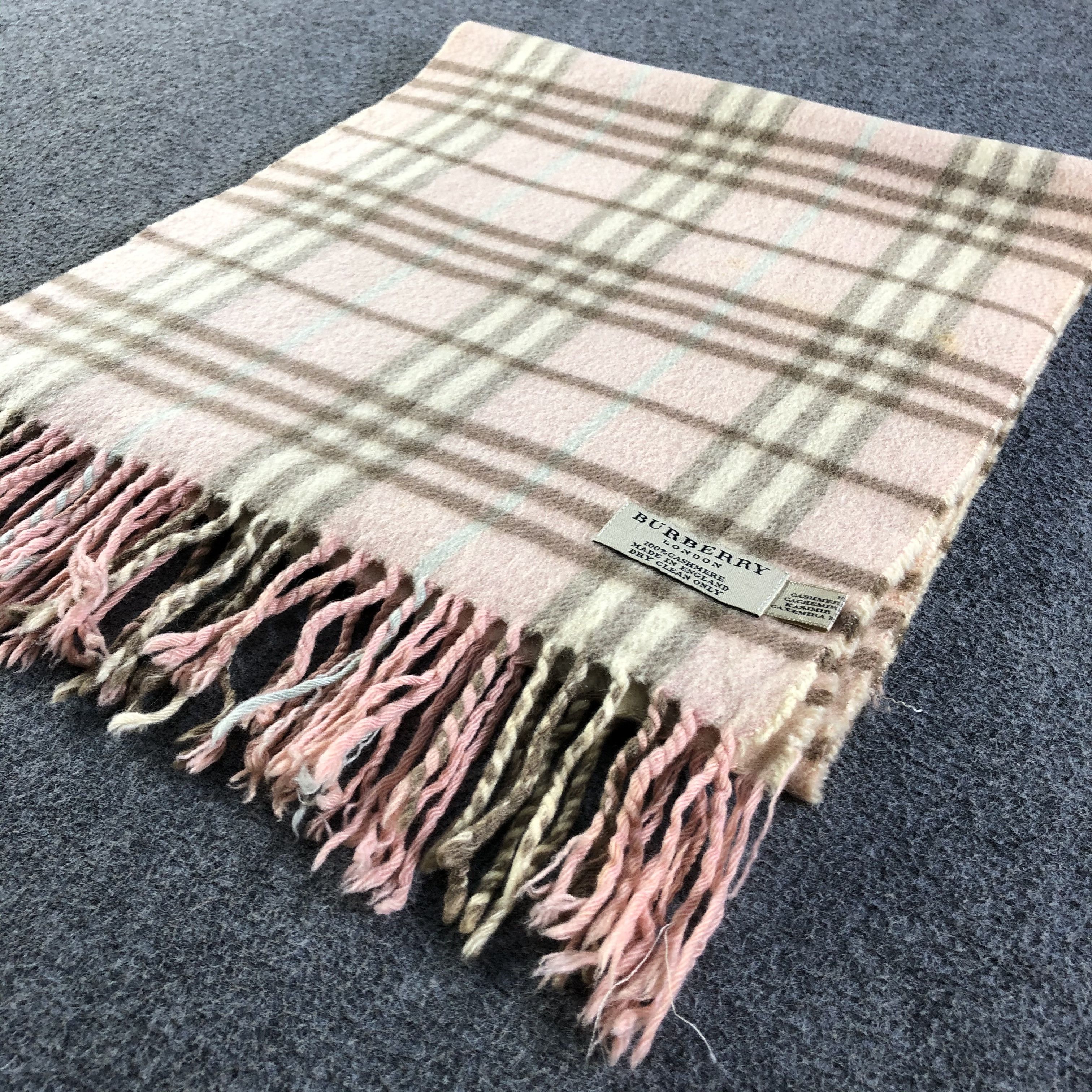 Burberry Burberry Cashmere Scarf / Muffler / Neckwear Size ONE SIZE - 5 Thumbnail
